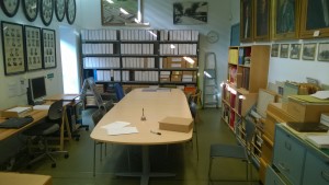 Arkivets lokaler på Åby Bibliotek